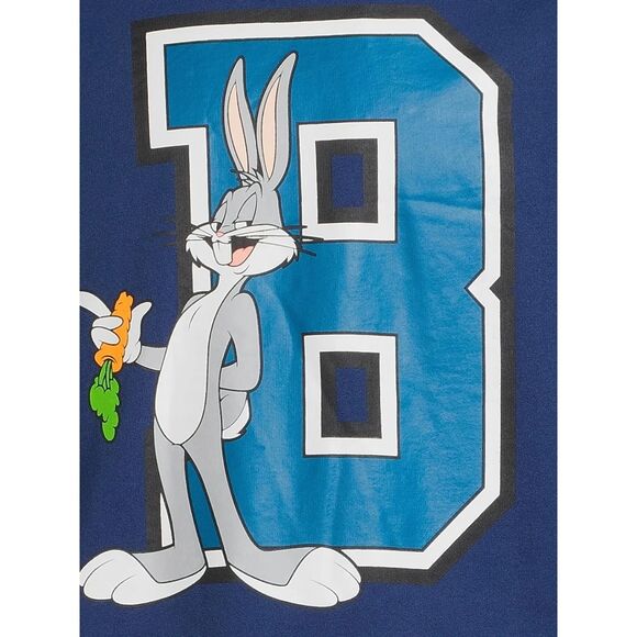 NWT Looney Tunes Men's Bugs Bunny Varsity Crew Sweatshirt, Size XL - Picture 5 of 5